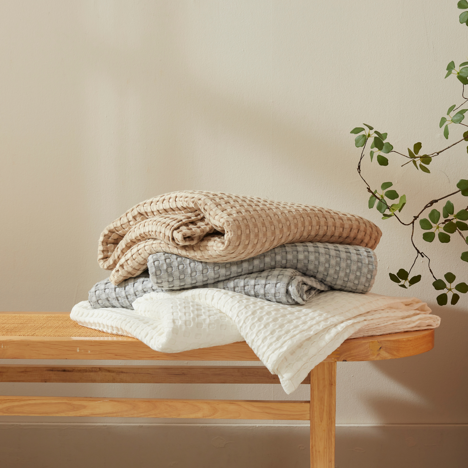 Breezy Cooling Waffle Blanket