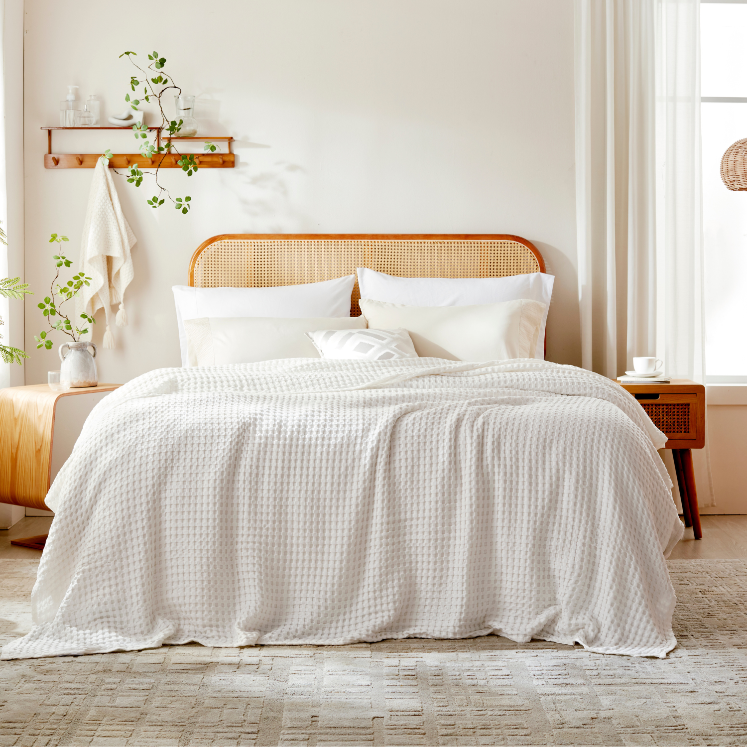 Breezy Cooling Waffle Blanket