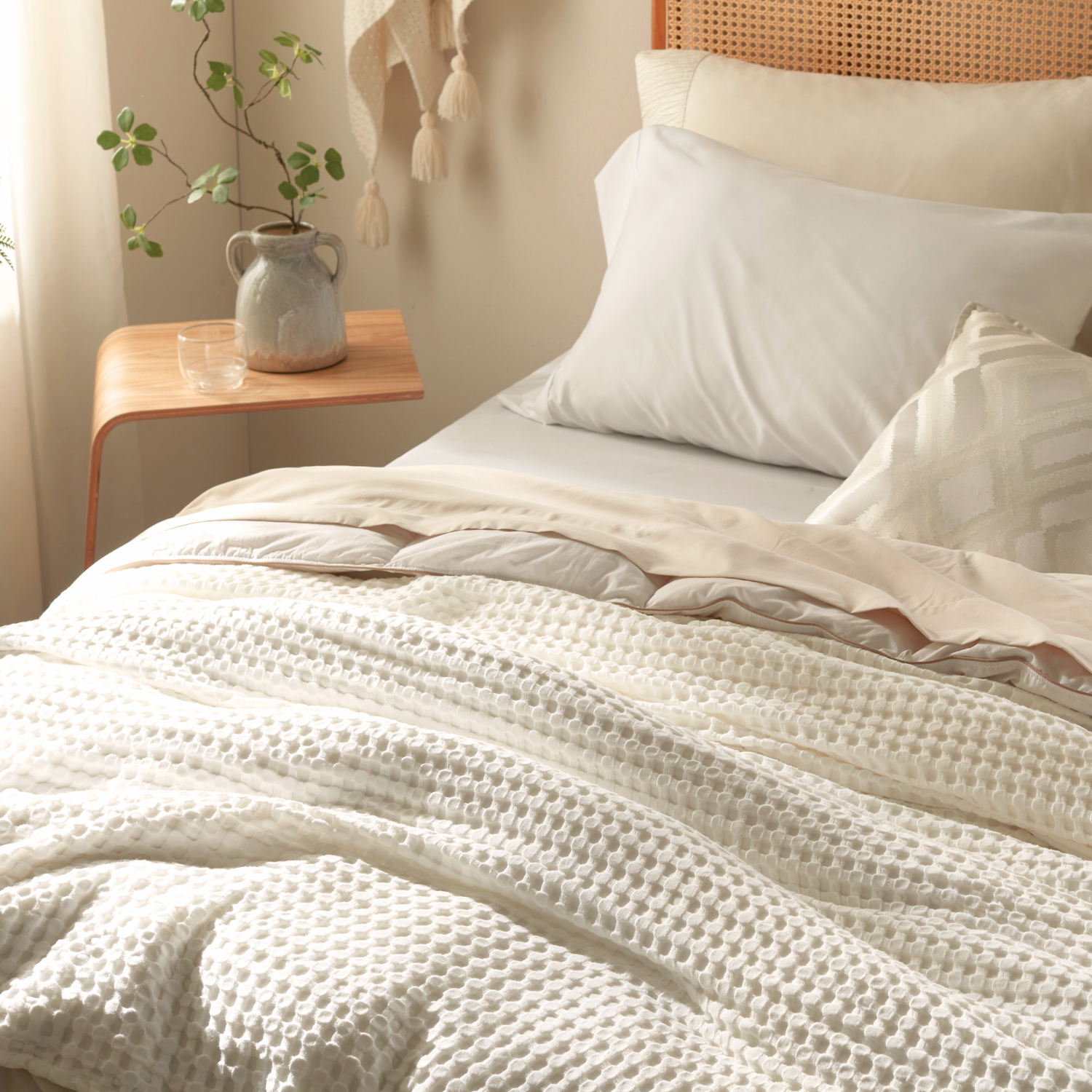 Breezy Cooling Waffle Blanket