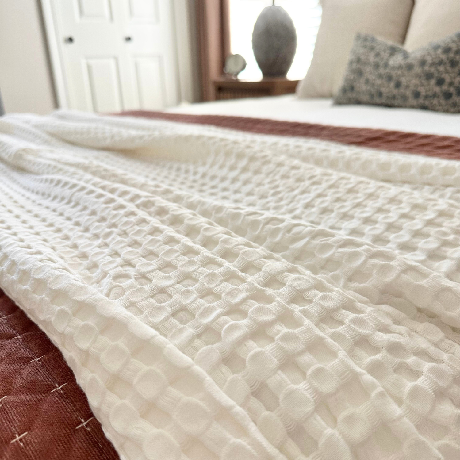 Breeze Cooling Waffle Blanket